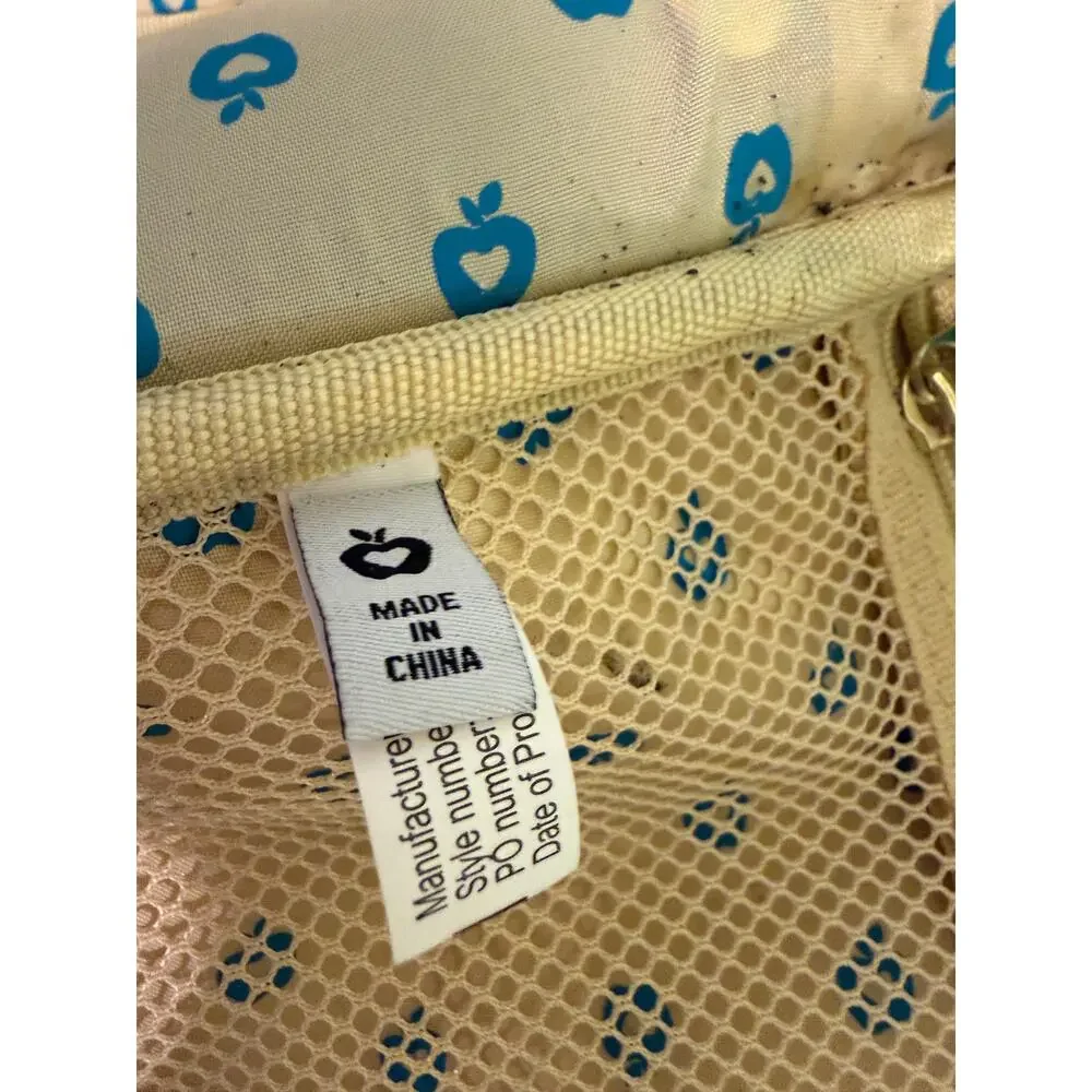 Double Dutch Club blue paisley carry-on flight travel bag-vintage inspired boho